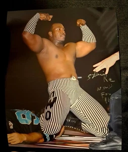 SIGNIERTES STEVIE RAY 8x10 FOTO! HARLEM HEAT! WCW WRESTLING! NWO 4 LIFE! WWE HOF - Bild 1 von 1