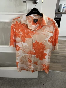 H&M Men's Hawaiian Shirt Size Small - Picture 1 of 3