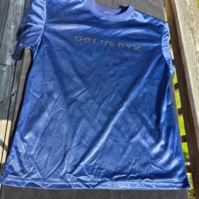 Golds Gym Jersey Blue  Size L - Image 1 of 4