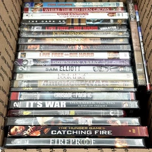 DVD Movie Lot Bundle NEW & SEALED 20 Disk Assorted Titles & Genres Bulk Resale - Picture 1 of 9