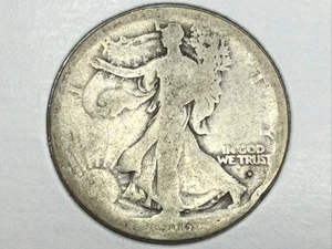 1916-D Walking Liberty Half Dollar mit Randausgaben - Bild 1 von 2