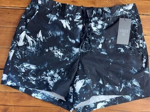 Pantaloncini VRST Uomo Large Nero Blu 5” Resort Corti Attivi Spiaggia Casual UPF NUOVI - Foto 1 di 7