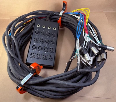 Excelente - Livewire 16 canales/4 retorno escenario serpiente - 100 pies AB100X16T4 - 16x4 Foto 1 de 4