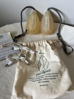 Podpoi LED Poi - das weltweit beliebteste Glowpoi Flow Spielzeug wiederaufladbar - Bild 1 von 4