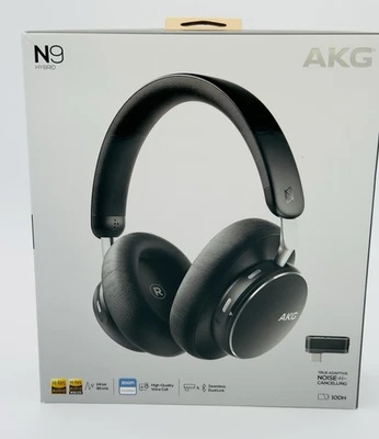 Harman AKG N9 Hybrid Wireless Headphones - Hi-Res Audio + ANC | Open Box - Image 1 of 4