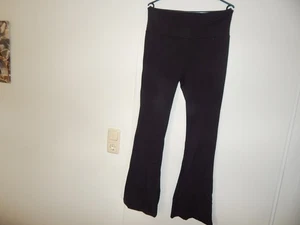 Hose Leggings M  Schlag tolle Paßform stretchig Schlankmacher Yoga schwarz top - Bild 1 von 3