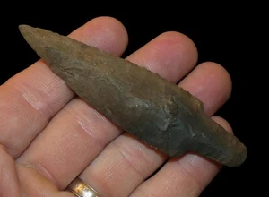 DAWSON SOUTHEASTERN OKLAHOMA INDIAN ARROWHEAD ARTIFACT COLLECTIBLE RELIC - Picture 1 of 8