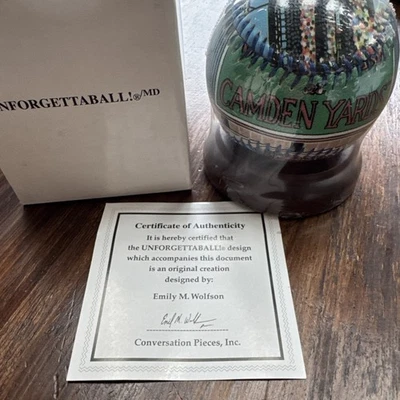 New Vintage Unforgettaball CAMDEN YARDS Limited Edition Ball Baltimore Orioles - Image 1 of 4