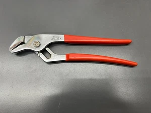 SNAP ON TOOLS 90AP 9" ROT VERSTELLBAR NUTFEDER PUMPENZANGE - SEHR GUTER ZUSTAND - USA - Bild 1 von 4