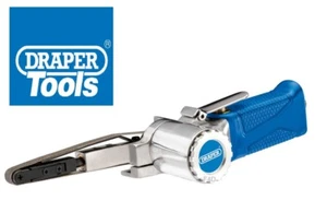 DRAPER AIR BELT SANDER 10MM SANDING MACHINE FINGER FILE & 3 BELTS 84123 - Picture 1 of 3
