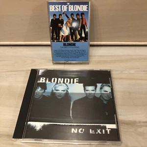 BLONDIE - The Best of Blondie Cassette & No Exit CD 💿 LOT - Picture 1 of 5