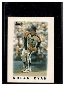 1986 Topps League Leader Minis Nolan Ryan #43 HOF - Bild 1 von 2
