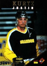 1995 Signature Rookies Draft Day Signature #22 Justin Kurtz