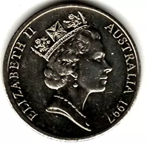 1997 AUSTRALIEN 20 CENT ~ UNZIRKULIERT ~ BITTE SEHEN SIE DEN SCAN a27 - Bild 1 von 4