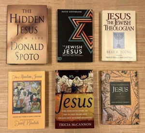 Lot of 6 Books About Jesus, Theologian, Hidden Jesus, Jewish Jesus, Muslim Jesus - Picture 1 of 9