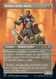 MTG MENTOR OF THE MEEK 340 EXC - MENTORE DEGLI UMILI - 2X2 X - MAGIC - Picture 1 of 1