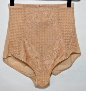 New beige Envy Panache Firm Control High Waist Brief Stretch Lace S Small - Picture 1 of 7