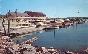 Postal Yacht Basin Norwalk Connecticut 1954 - Imagen 1 de 2