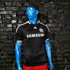 Chelsea Jersey Away football shirt 2008 - 2009 Black Adidas 368089 Mens Size S 