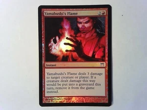Foil Yamabushi's Flame Champions of Kamigawa - Magic the Gathering Mtg Red - Picture 1 of 1