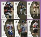 SP Authentic Football Cards 1999- Future Watch Lot of 6: 112 117 118 125 130 134