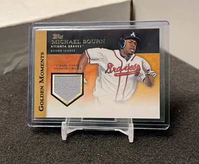 Michael Bourn 2012 Topps Golden Moments relic GMR-MBO Atlanta Braves - Image 1 of 2