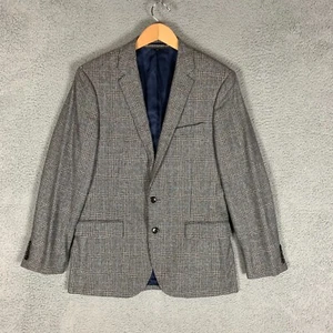 J.Crew Ludlow Blazer Mens 40R Gray Plaid Italian Wool Tweed Sportcoat Jacket NWT - Picture 1 of 16