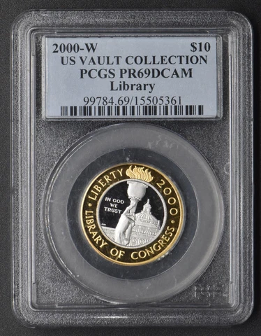 2000-W US VC Library of Congress PCGS PR69 DCAM West Point - COINGIANTS Cover