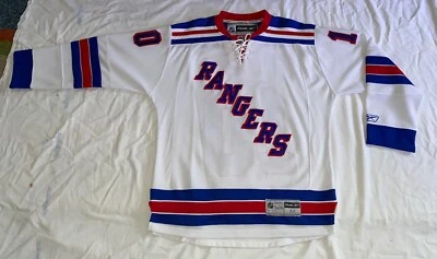 Camiseta deportiva de hockey local 2009-10 New York Rangers Marian Gaborik NHL #10 Reebok mediana Foto 1 de 4