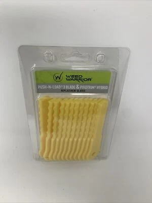 Weed Warrior Push-N-Load 3 Blade & Pivotrim Hybird Replacement Blades 12 Pack - Image 1 of 2