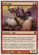 Magic the Gathering MTG Rukh Egg (216) Eighth Edition Spanish  LP