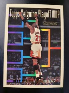 1993-94 Topps Michael Jordan MVP TOPPS GOLD Card #199