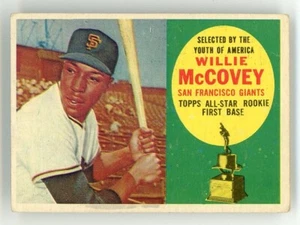Willie McCovey 1960 Topps RC #316 Rookie Card R1 - Picture 1 of 2