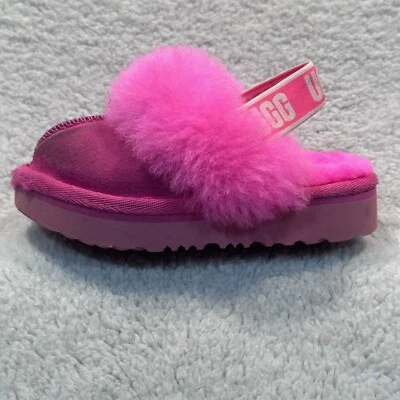 Zapatillas Ugg Funkette Niños Pequeños Piel de Oveja Rosa Roca Talla 6T Niños Pequeños Uggs Foto 1 de 4