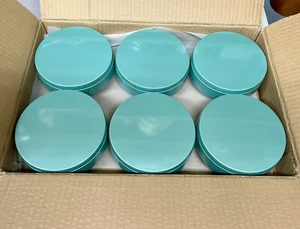 12 Candle Making Tins Jars Metal Teal DIY Wax Soy Making Containers New Case - Picture 1 of 10