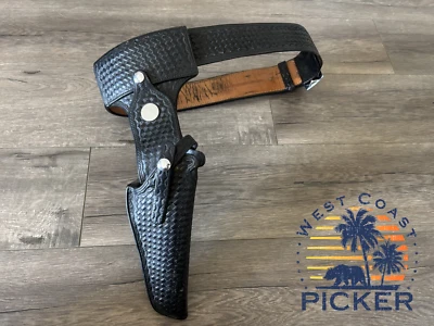 C.A. Coldre de couro Hoffman & Son e cinto tamanho 34 LEIA POR FAVOR - Imagem 1 de 4