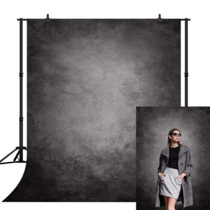 Retro Abstract Gray Portrait Backdrop 5x7ft Photography Studio Background - Picture 1 of 6