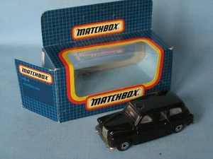 Matchbox FX4R London Taxi Black Body Boxed Spielzeug Modellauto Tourist 70mm lang - Bild 1 von 3
