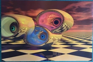 "Serpentize" Print by M.L. Walker 36"x24" 3 Dimentional Image - Picture 1 of 4