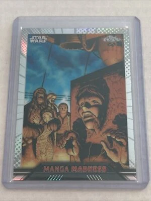 2023 Topps Chrome Star Wars Manga Madness Han Solo In Carbonite ESB Card MM-11 - Image 1 of 2