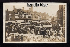 Uttoxeter Markttag - Echtfoto Postkarte (matt lackiert) - Bild 1 von 1