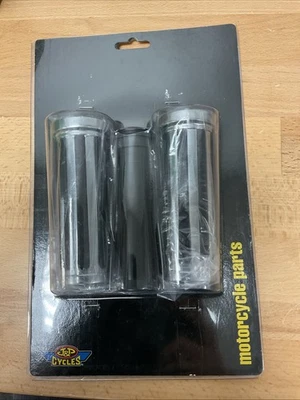 J&P Cycles Custom Black/Chrome Grip Set for Harley w/ Throttle by Wire - 1072504 - Image 1 of 4