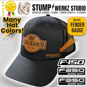 Custom Trucker Hat Baseball Cap King Ranch Texas F150 F250 F350 Truck Western - Picture 1 of 15