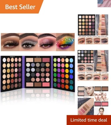 Paleta de maquillaje todo en uno: 86 tonos incluyendo sombras de ojos, iluminadores y más Foto 1 de 4