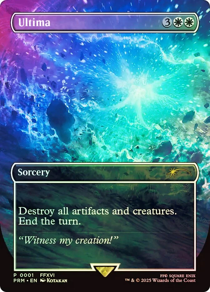 MTG FOIL Ultima (FINAL FANTASY) (Standard Showdown) - Promo #001 - Image 1 of 1