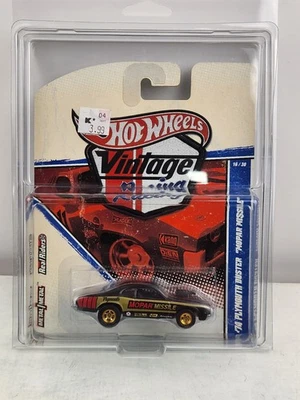 Hot Wheels Vintage Racing '74 Plymouth Duster "Mopar Missile" Real Riders New - Image 1 of 4