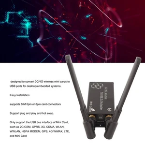 Mini PCIe Auf Typ C Adapter Plug & Play Hot Swap Unterstützt 6Pin 8Pin Sim M NTS - Afbeelding 1 van 22