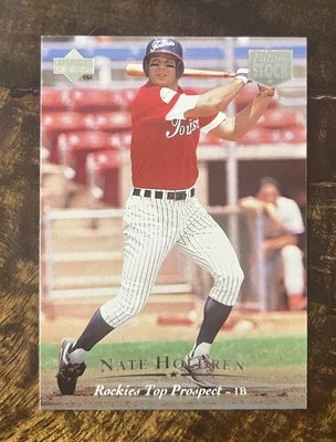 1994 Upper Deck Top Prospect NATE HOLDREN Colorado Rockies #142 FUTURE STOCK - Image 1 of 2