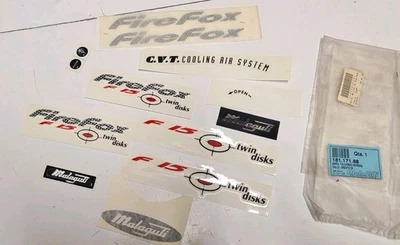 181.171.88 KIT Serie Adesivi Stickers Originale Malaguti F15 FIREFOX Mod Disco - Imagen 1 de 4