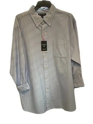 Men’s  D.  Cremieux Size XL Blue Striped Button Down Dress Shirt NWT - Image 1 of 4